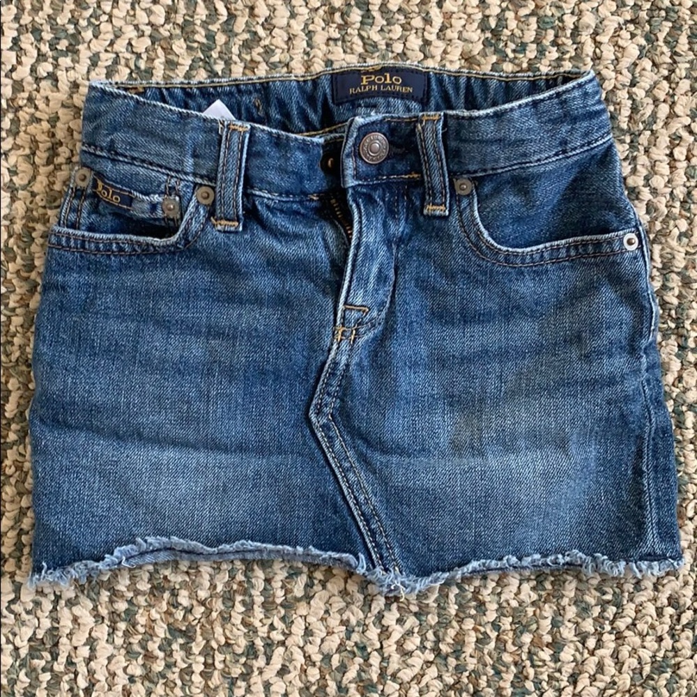 POLO denim skirt
